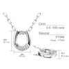 Diamond Horseshoe Necklace PT900 Platinum PLATINUM Collection [Lara Christie] 0.03ct Lp71-0013-pt