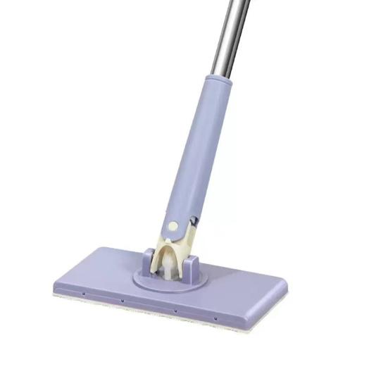 

Міні-швабра з поворотним шарніром Ручка для push-pull без рук Кути під меблями Маленькі простори Швабра Домашній інструмент для прибирання S A фіолетовий