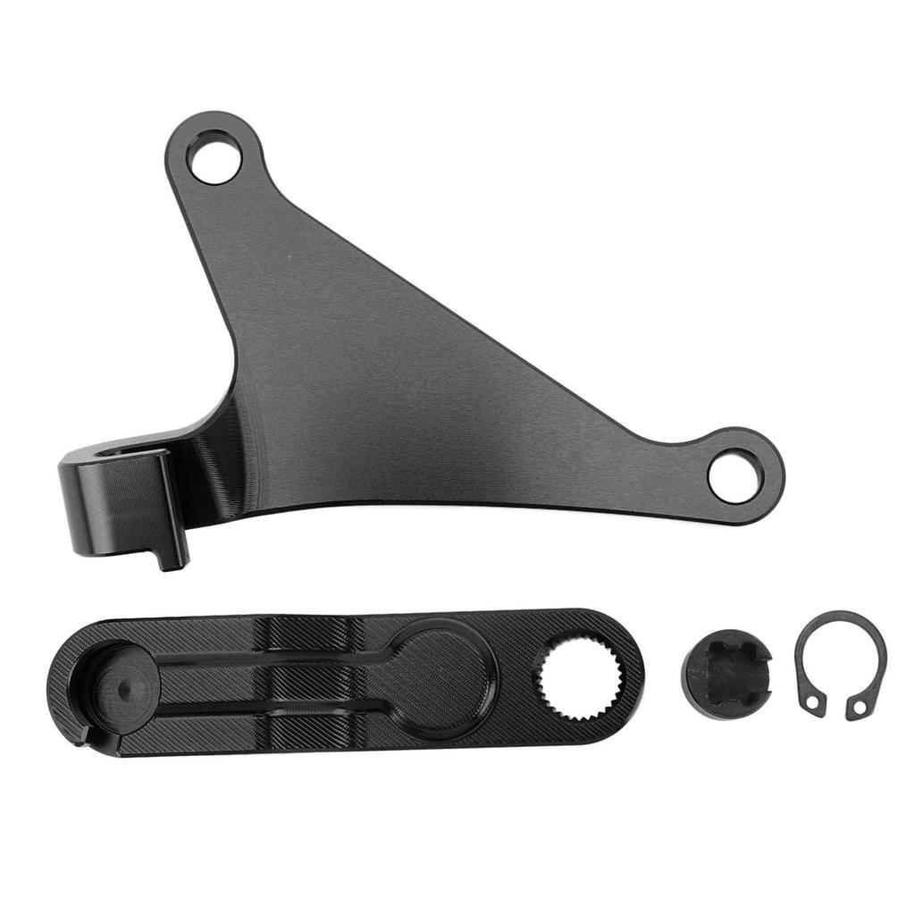 Clutch Arm Extension Lever Bracket for MT-07 2018-2022 Aluminum Alloy Clutch Arm Lever Bracket for Tenere 700 XTZ700 2019-2024 (Black)