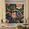 Abstract WWilliam MMorris Flower Cartoon Tapestry Wall Hanging Decoration Household Home Decor