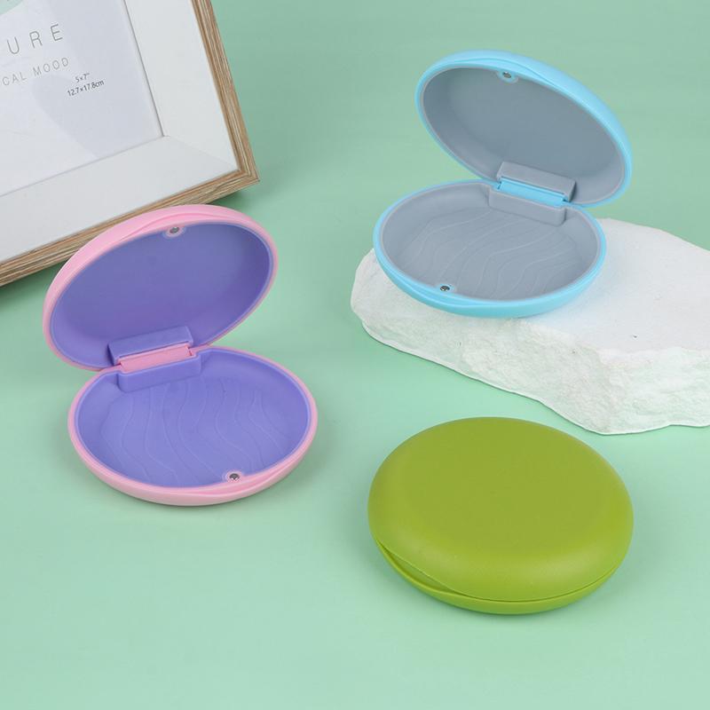 Orthodontic Denture Retainer Storage Box Tooth Chew Aligners Oral Hygiene Case Portable Fake Teeth Cases