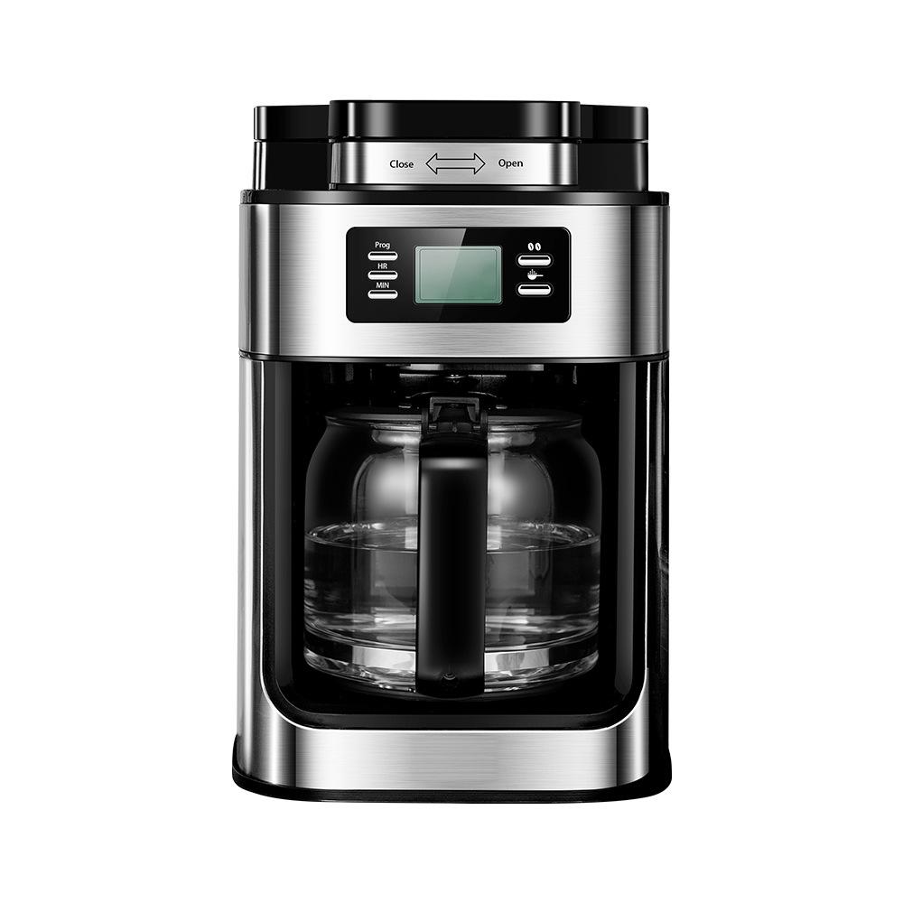 Automatic Cross-Border Coffee Maker: Fresh Ground, Compact, All-in-One Drip Coffee Pot for Home and Office