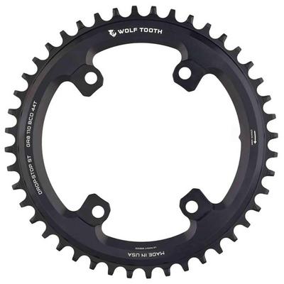 Wolf Tooth 110 BCD Asymmetriske Klinger til GRX Kranks ST 44T Klinge 4-Bolt Drop-Stop