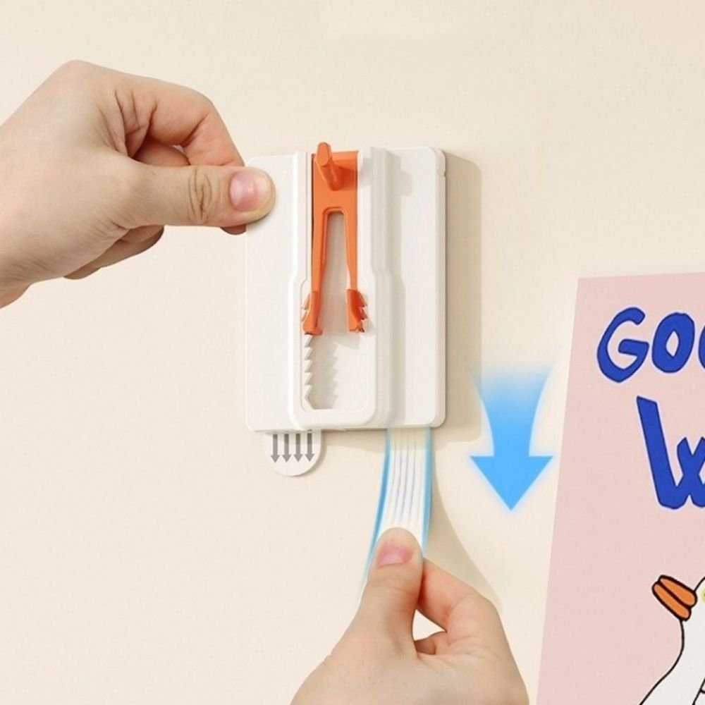 3 Pieces Plastic Photo Frame Hook Strong Adhesive No Drilling Oil Painting Frame Hook Adjustable Removable Wall Picture Hooks