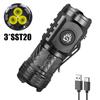 High Quality LED Flashlight 18350 Super Bright Torch Rechargeable USB Light Waterproof for Hiking Camping Lantern