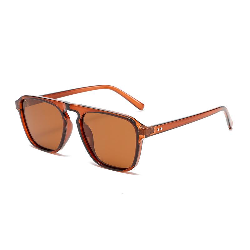 

3475 Polarized Sunglasses - Square Aviator Sun Glasses with UV Protection, Lightweight & Durable PC Frame for Men & Women 512357 as shown