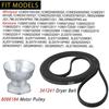 Dryer Belt and Pulley Replacement Dryer Machine Belt Metal and Plastic Texture Suitable for Longevity in Home Appliances