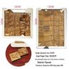 Movable Type Printing DIY Kit: Children's Handmade Heritage Toy with Stencils and Tools for Research Activities