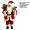 Christmas Santa Figurine Standing Santa Claus Figure with Gifts Bag And Present Box Christmas Decoration for Holiday Party Home Decor