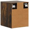 Wall Mounted Nightstand Smoked Oak 34.5 x 33 x 40 cm