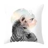 Animal Zebra Giraffe Rabbit Pillow Case Cushion Cover Sofa Bed Car Office Decor