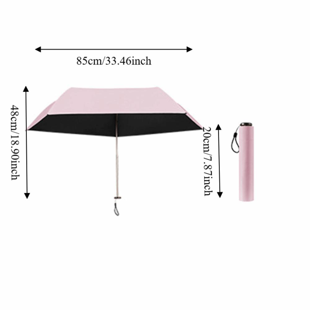 Lightweight Ultra-Light Sun Umbrella Folding Sun Rain Dual Use Umbrella Outdoor
