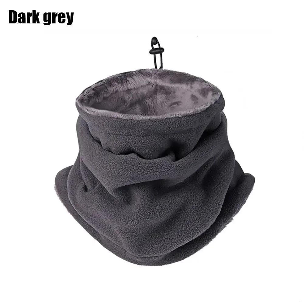 Men Women Winter Motorcycle Neck Gaiter Fleece Face Mask Windproof Warm Scarf for Outdoor Sports Cycling Hiking