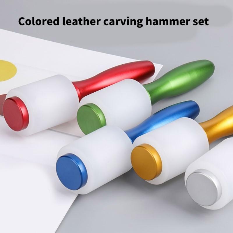 T-Shape Hammer Leather Carving Hammer Leathercraft Carving Hammer Leathercraft Mallet for Leather Craft Enthusiasts