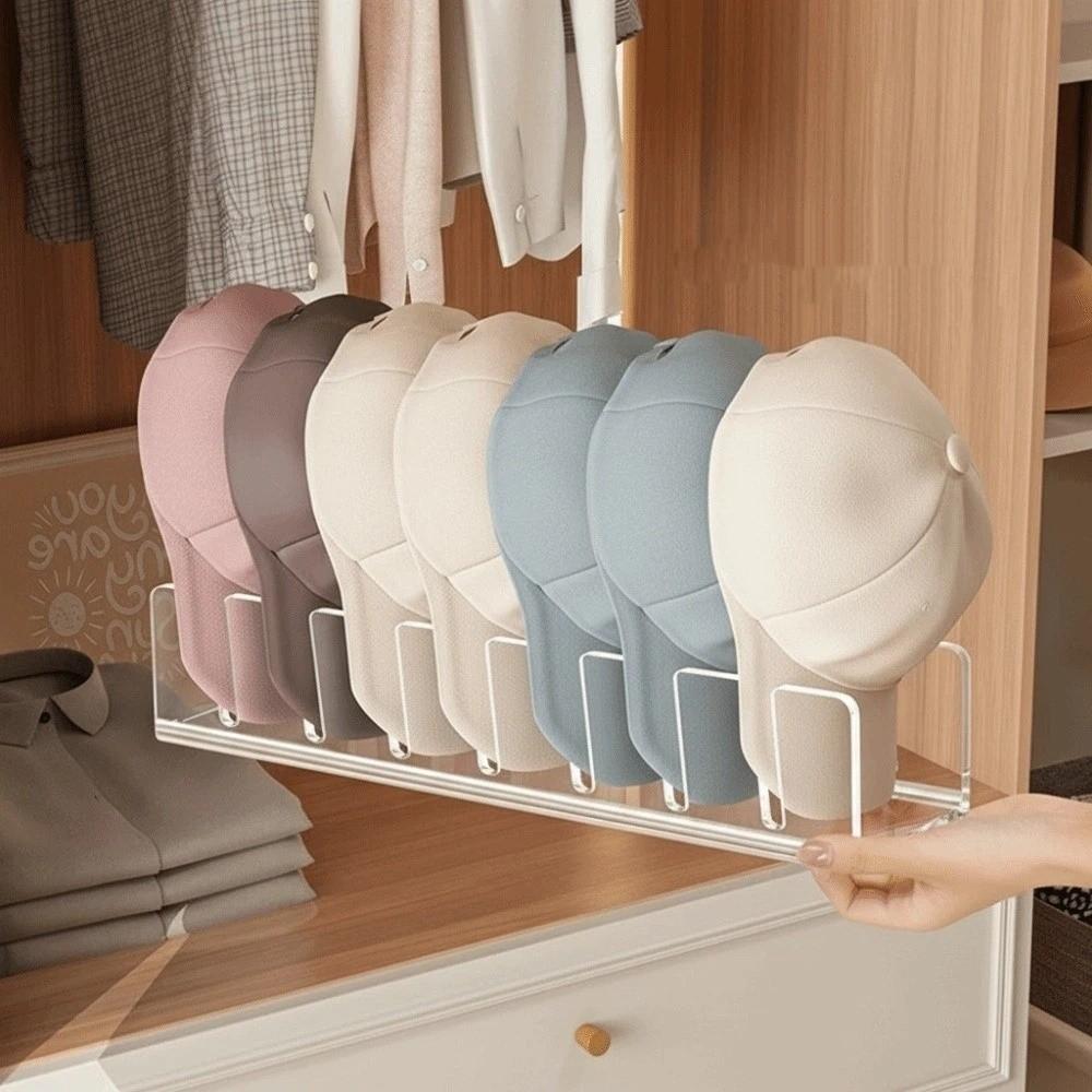 No Install Acrylic Hat Organizer Space-Saving Hat Organizer Stand  Baseball Cap