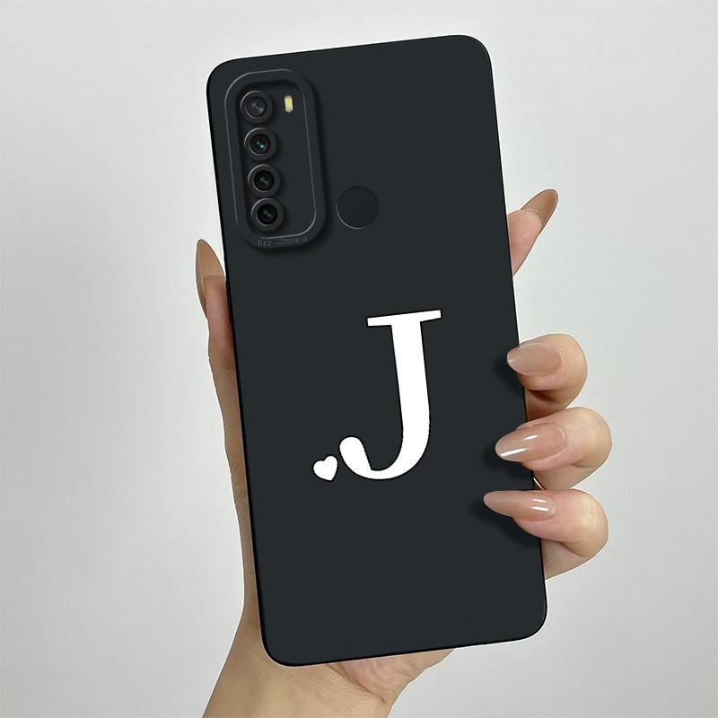 For Xiaomi Redmi Note 8 Case Redmi Note 8T Cover Redmi Note 8 Pro Cases Luxury Letters Square Phone Case Shockproof Back Cover