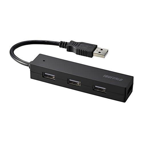 

USB-концентратор Buffalo BUFFALO с питанием от шины USB2.0, 4 порта, черный BSH4U25BK [совместим с Windows/Mac]