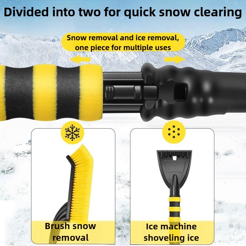 Winter Abnehmbare Auto Schneeschaufel Hochwertige 360° Drehbarer Eis-Schneeentferner Bürste Autoreinigungswerkzeug Zubehör