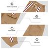 Men Fleece Lined Thickened Casual Sports Tapered Pants With Pockets