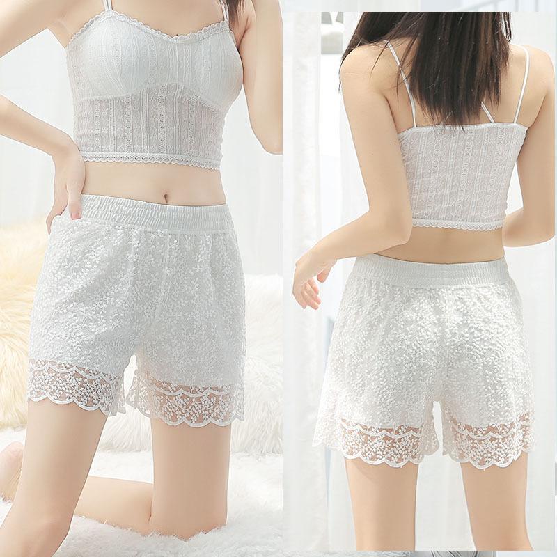 Buy Shorts Lace Embroidery New Safety 