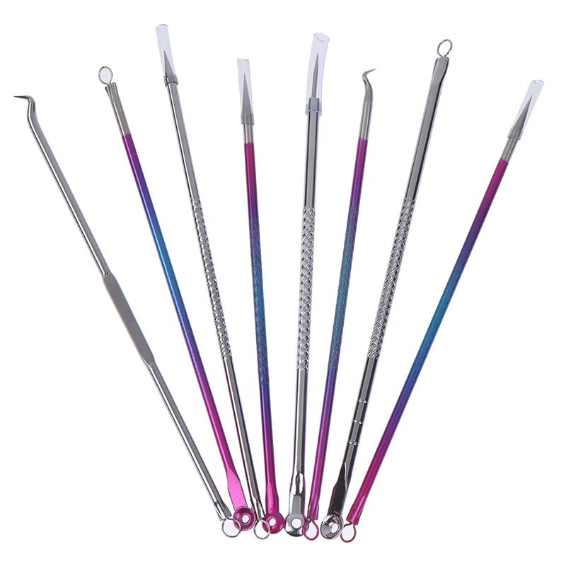 4Pcs Stainless Steel Blackhead Comedone Kit Acne Extractor Blackhead Remover