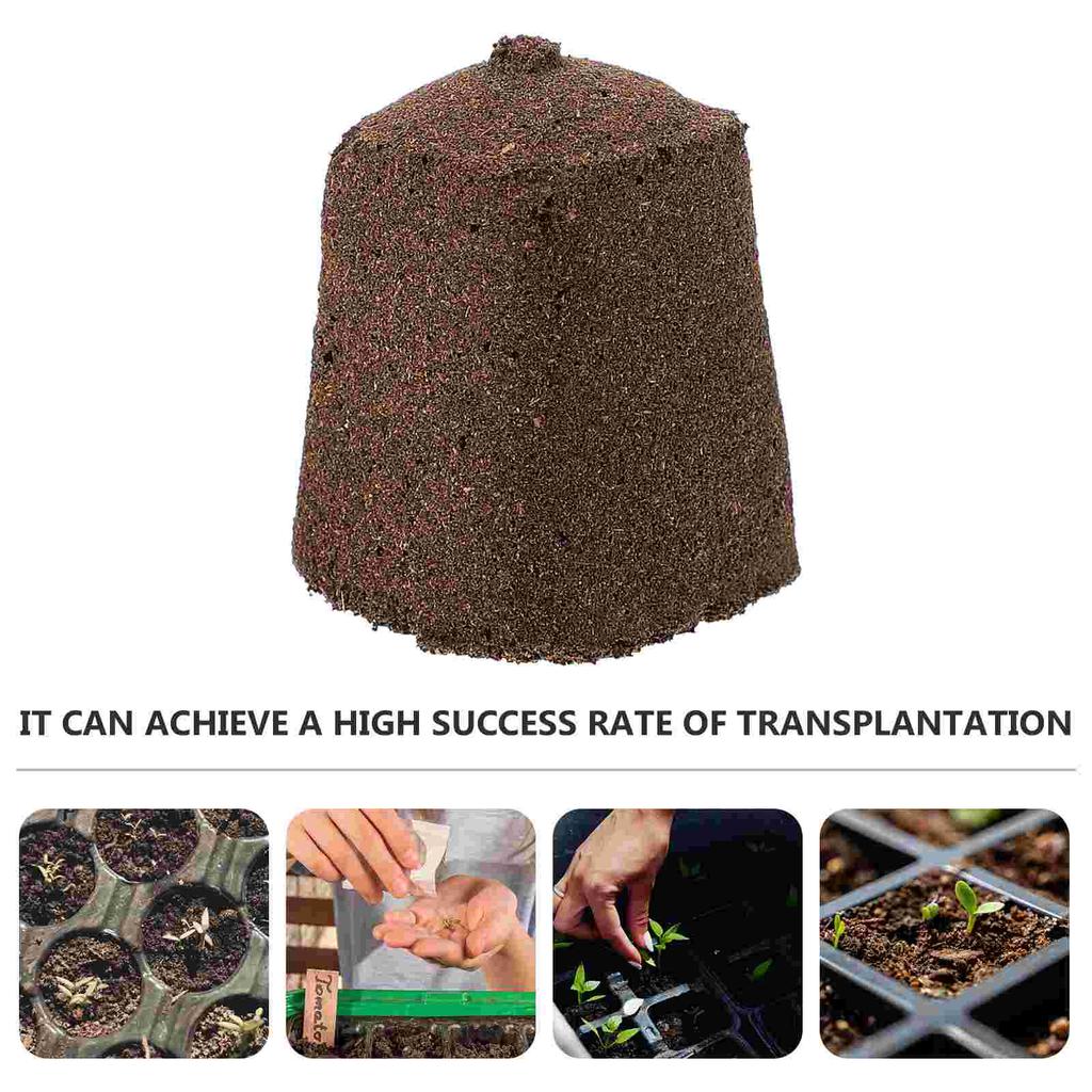 Vegetable Plants Gardening Supplies Seedling Block Compressed Soil Starter Peat Matrix