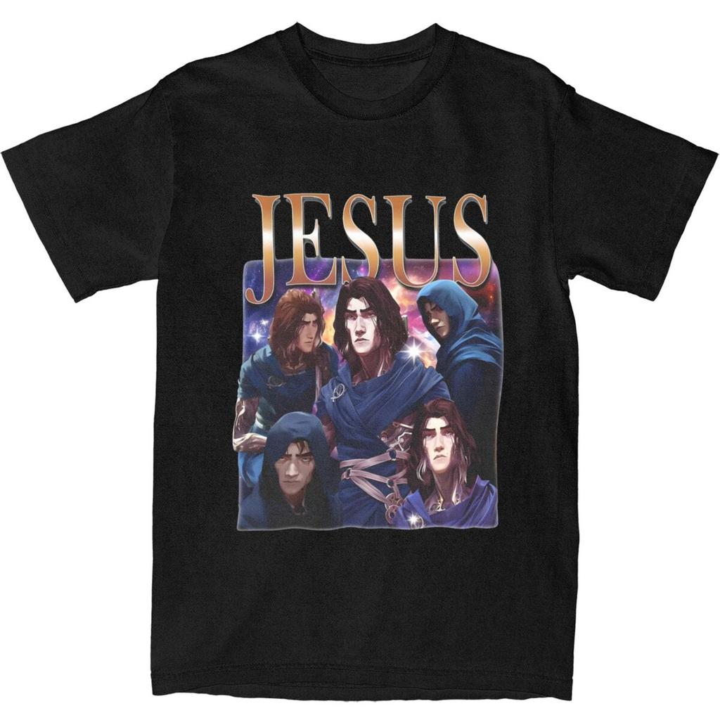 Vintage Jayce And Viktor Arcane Bootleg Tee Shirt for Men Women Gift T Shirts 100% Cotton Clothes