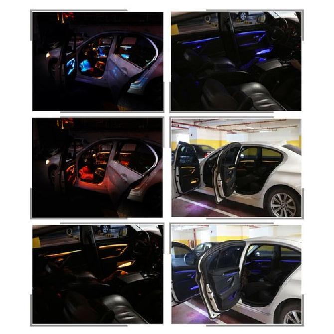 2 Color Car Interior Door Ambient light Atmosphere for BMW 5 Series F10 F11 CIC