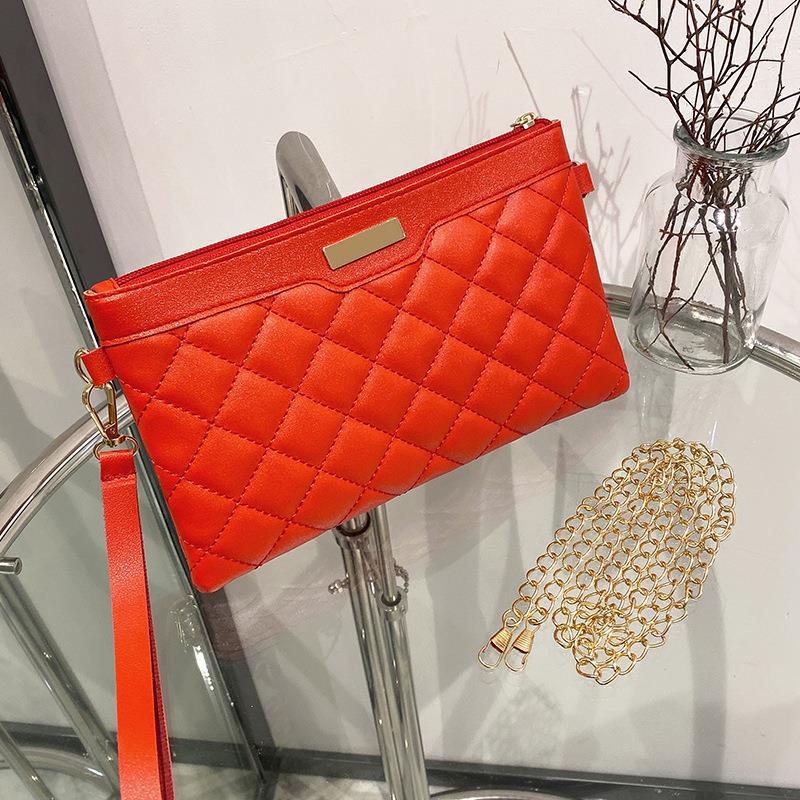 Ladies clutch bag ladies bag women rhombus embroidered messenger bag