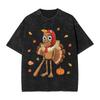 Vintage Washed Tshirt Tung Tung Tung Sahur Sybau Funny Meme Cotton T Shirts Popular Tee Shirt Couple Summer Awesome Design Tees