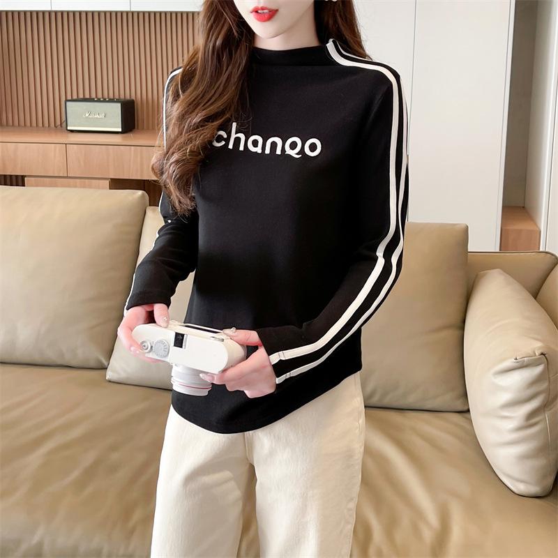 

Женская теплая рубашка из двухстороннего флиса с длинным рукавом и высоким воротником, осень/зима 2025 г. XL чёрный