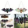 Halloween Fledermaus Sonnenschutz Fensterhänger Acryl Wandkunst Sonnenschutz Dekoration Buntglas