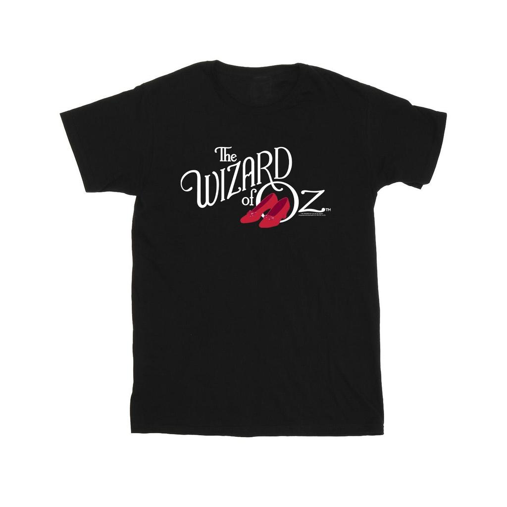 The Wizard Of Oz Girls Ruby Slippers Logo Cotton T-Shirt