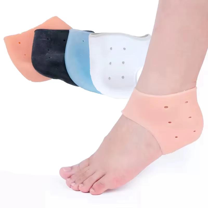 1/2/3pairs Gel Heel Protector for Heel Pain Relief Plantar Fasciitis Dry Cracked Bone Spur Heels Cushion Pads Moisturizing Foot