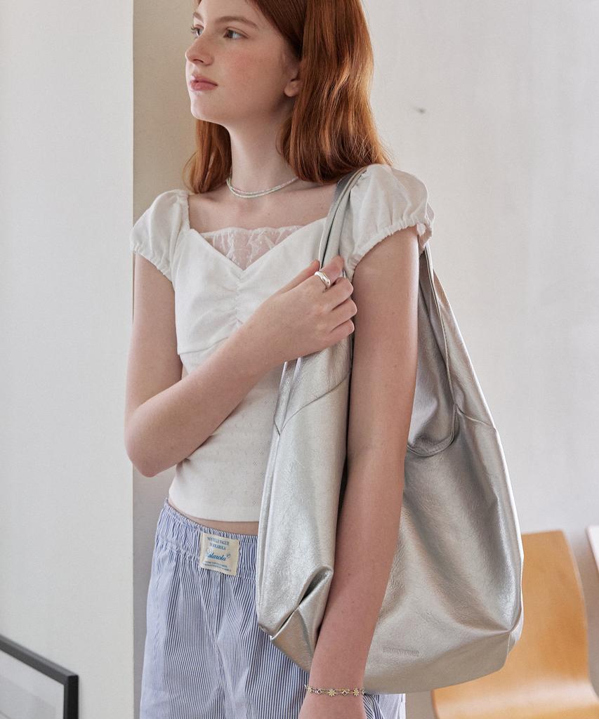 Sac Hobo Romantinuer Flow (argent)