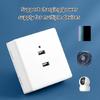 USB Wall Socket Charger Panel 2 Port/4 Port Quick Charging Wall Panel for Smartphones Tablets and More 86x86mm