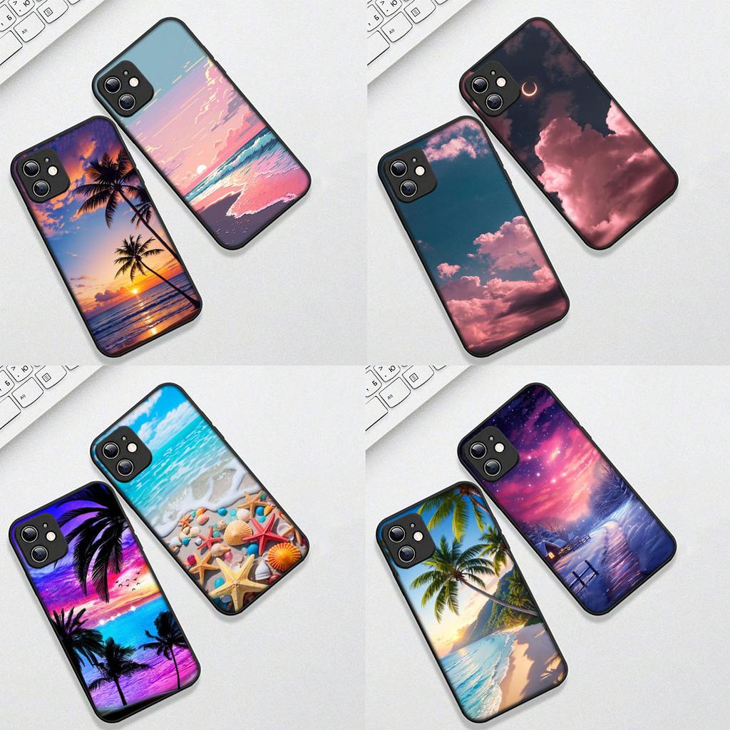 Pour OPPO A80 A18 A16 A40 A17 A15 A38 A78 A79 A54 A57 A12 A60 5G 4G Coque Étui de Téléphone Montagne Univers Galaxie Mer Plage Voyage