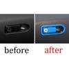 For Mercedes-Benz GLC 2016- Steel Blue Co-Pilot Storage Box Handle Bowl Trim