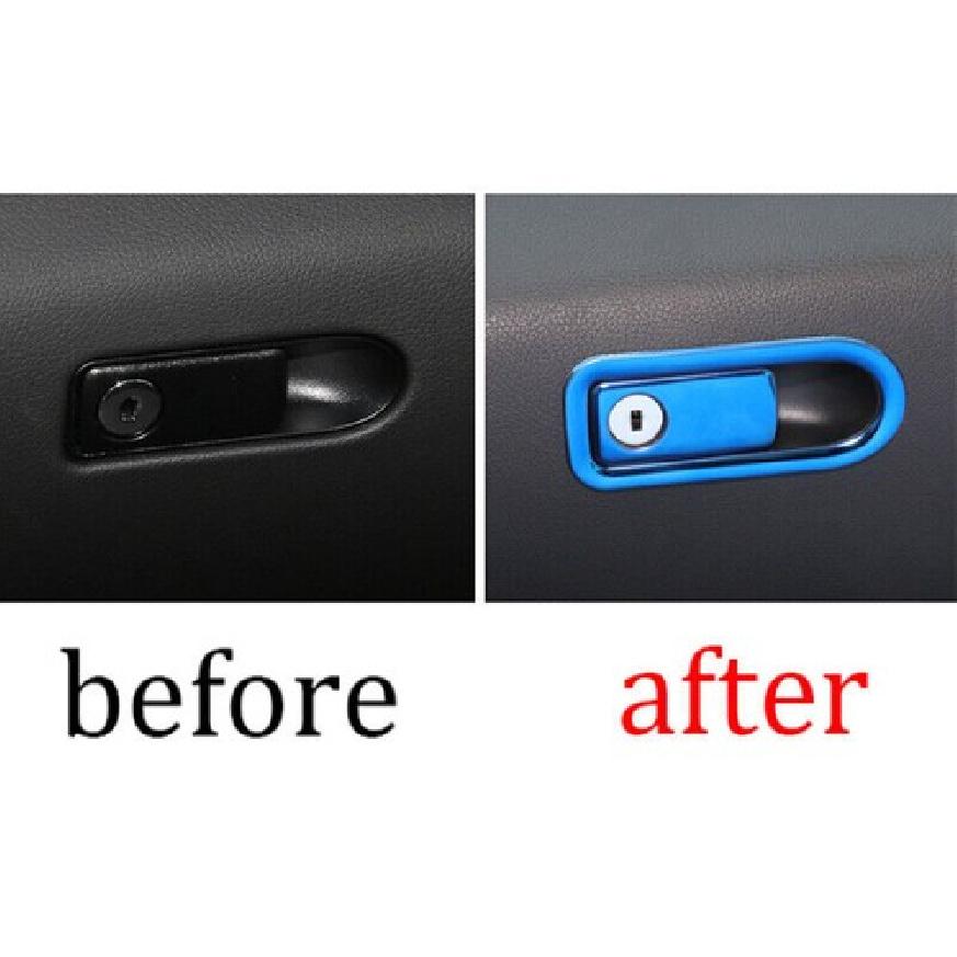 For Mercedes-Benz GLC 2016- Steel Blue Co-Pilot Storage Box Handle Bowl Trim