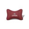 1Pcs Pu Leather Car Neck Pillow Auto Emblem Headrest For MG 7 6 5 ZS MG4 EV h ONE Cyberster HS MG3 EZS GT GS 3SW MARVEL-R Scorpio