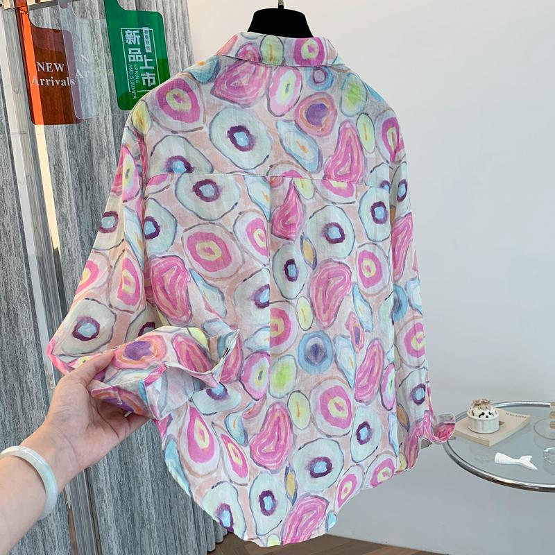 Dimanaf 2025 Women Blouse Basic T-Shirt Vintage Fashion Casual Loose Tops Tees