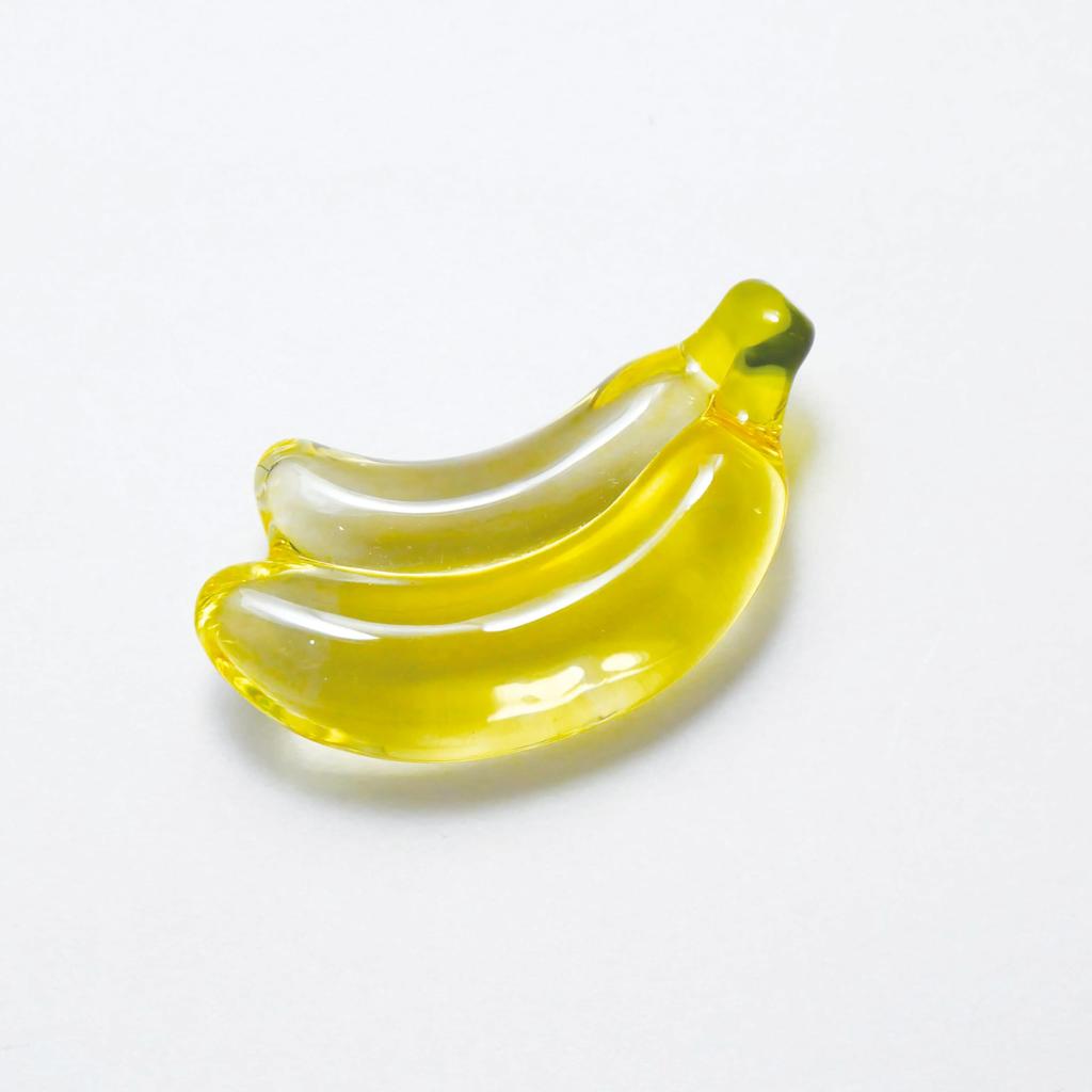 Ryukodo Crystal Fruit 5-Piece Set, Fruit Offerings for Obon, Glass Ornaments