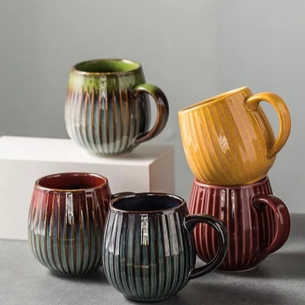 New 500ml Coffee Mugs Ceramic With Handle Milk Tea Cup Breakfast Cup