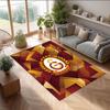 Tappeto Morbido Antiscivolo per Interni con Motivo Calcio Galatasaray FC Tappetino Decorativo Sportivo per Camera da Letto