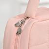 Large Capacity Hand-held Makeup Bag Quilted Portable Toiletry Bag Puff Square Cosmetic Bag  Home