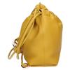VALENTINO 4W0P0AC3ZFJ Lamb Leather Logo Hardware Pouf Mini Bucket Shoulder bag Mustard/GDHardwareUsed