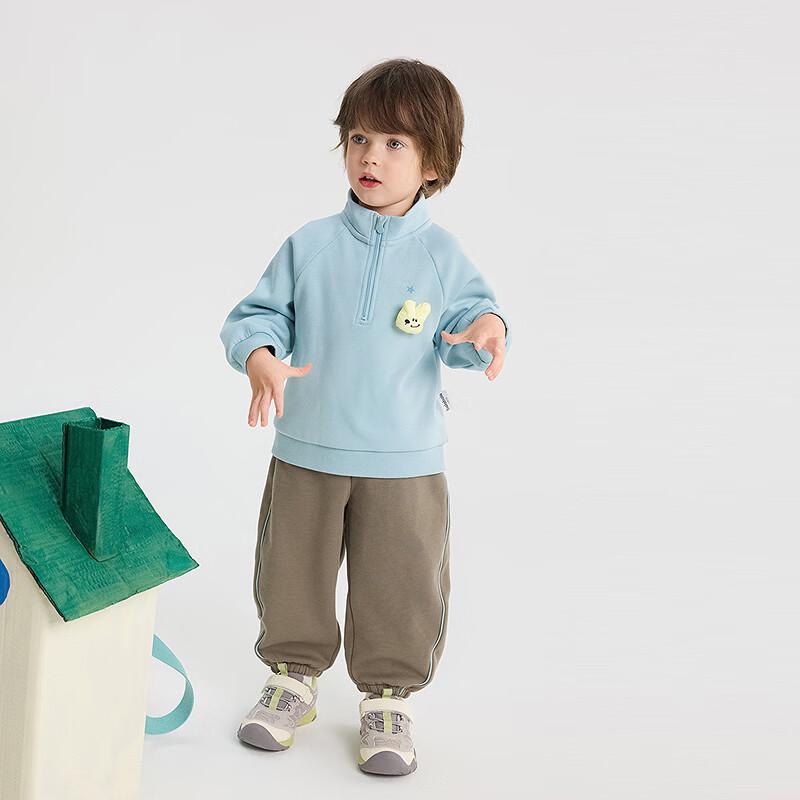 Balabala Kids' Winter Fleece Sweatshirt & Pants Set