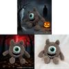 Halloween Big Eyed Monster Plush Toy With Soft Fur For Kids And Collectors