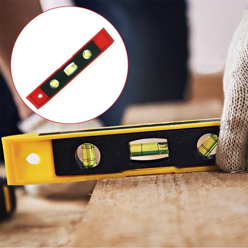 Vertical Horizontal Ruler with 3 Different Bubbles/45°/90°/180°Measuring Level
