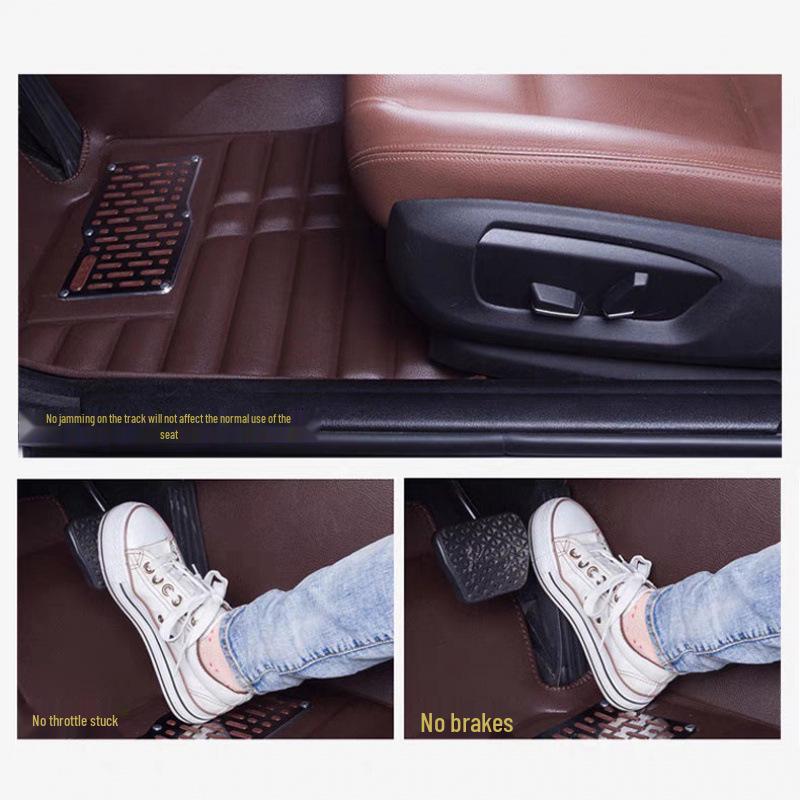 Leather Anti-Slip, Wear-Resistant Floor Mats for Honda City, XRV, Vezel, Avancier, and URV - Easy To Install.